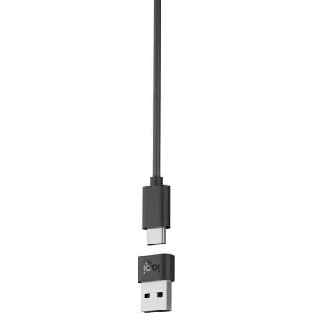 Slušalke žične Logitech Zone Earbuds, grafitne, 981-001009