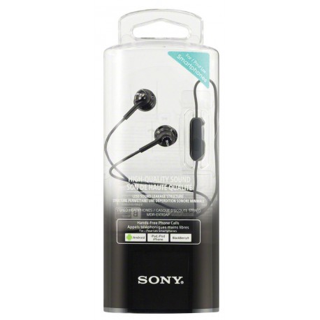 Slušalke za Android/iPhone SONY MDREX110AP črna, MDREX110APB.CE7