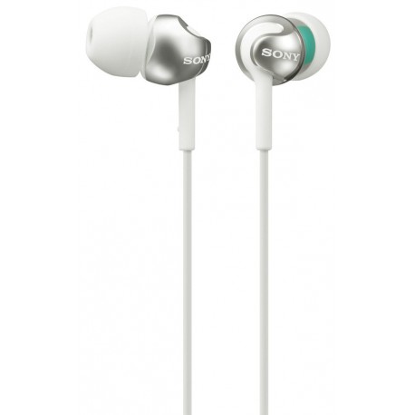 Slušalke z ušesnimi čepki SONY MDREX110LPW bele, MDREX110LPW.AE