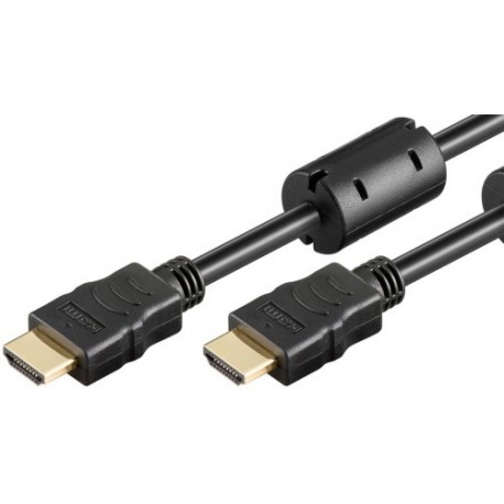 Kabel HDMI - HDMI 2m, Ferrite, Goobay 2.0