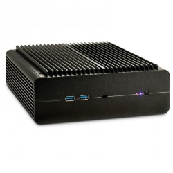 Ohišje INTER-TECH Mini ITX IP-60, z napajalnikom, črno