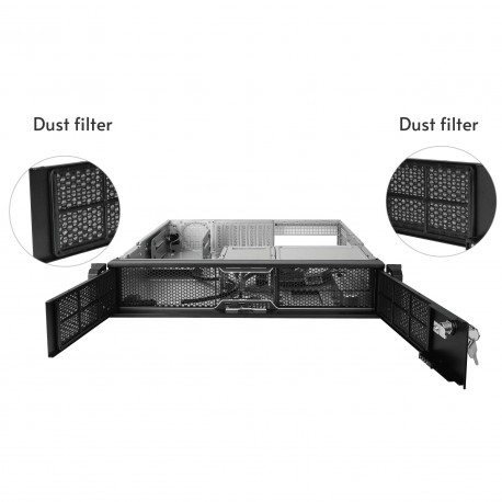 Ohišje za strežnik Chieftec 2U rackmount UNC-209SR-B-OP