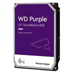 Trdi disk 3,5" WD Purple 6TB Surveillance SATA3, WD64PURZ
