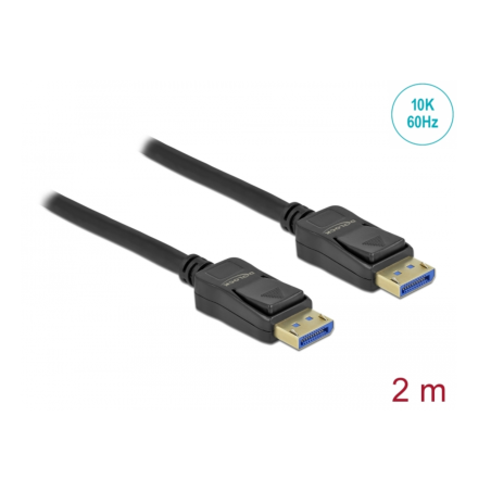 Kabel Delock DisplayPort 2m 10K 60Hz