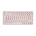 Tipkovnica brezžična Logitech K380 multi-device, roza