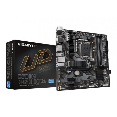 Matična plošča GIGABYTE B760M DS3H, LGA1700, DDR5, mATX
