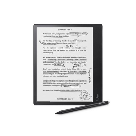 E-bralnik Kobo Elipsa 2E, 10.3 Touch, 32GB WiFi + BT, črn