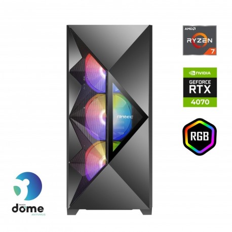 Gamer Extreme R7-5800X | RTX 4070 | 32 GB DDR4 3200MHz | 2TB SSD NVMe | Vodno hlajenje | Izjemno zmogljiv gaming računalnik | Komponentko