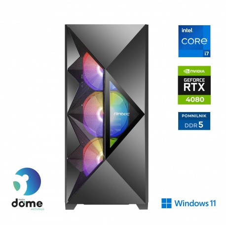 Računalnik ANNI Gamer Elite i7-13700KF / RTX 4080 / 64 GB / 2 TB / W11H