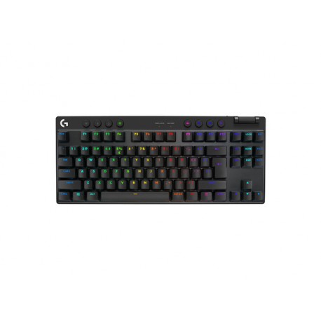 Tipkovnica USB Logitech G PRO X TKL Brown Tactile, Brezžična, črna