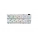 Tipkovnica Logitech G PRO X TKL Brown Tactile, brezžična, bela