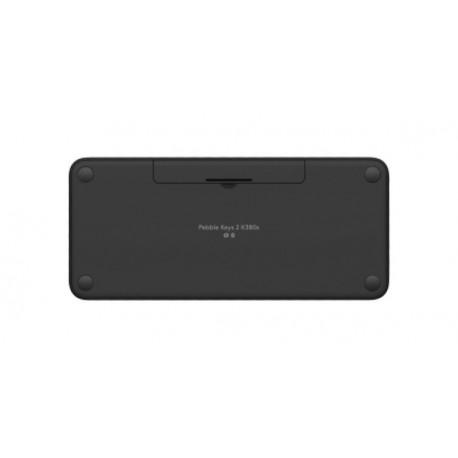 Tipkovnica Logitech Pebble Keys 2 K380s, Bluetooth, grafitna