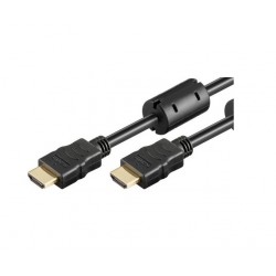 Kabel HDMI - HDMI 1.5m, Ferrite, Goobay 2.0