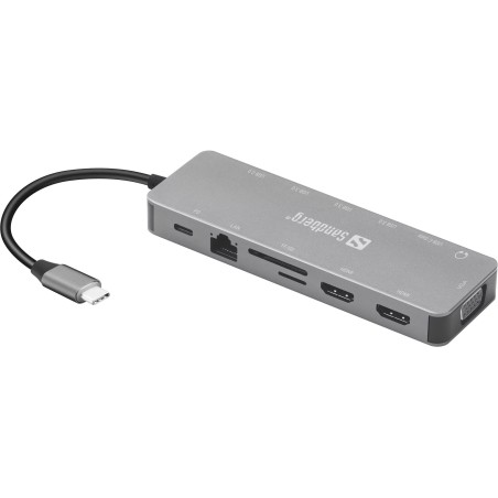 Priklopna postaja Sandberg 136-45, 13-in-1, USB-C