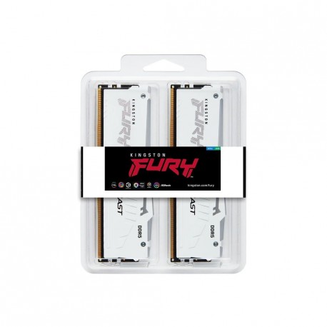 Pomnilnik DDR5 32GB (2x16GB) 5600MHz Kingston Fury Beast RGB, KF556C36BWEAK2-32