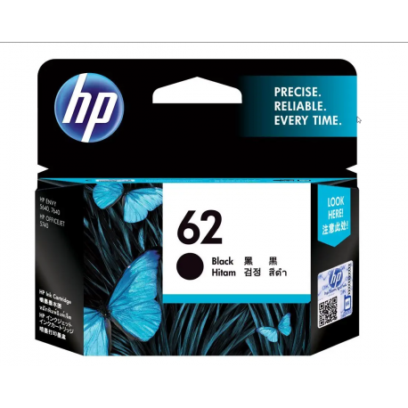 Črnilo HP 62, črno, C2P04AE