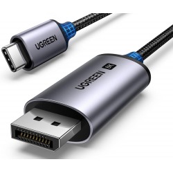 Kabel UGREEN USB C v DisplayPort 1.4 8K@60Hz 4K@240Hz, 1M