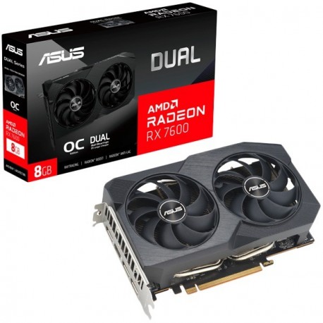 Grafična kartica ASUS AMD Radeon Dual Radeon RX 7600 V2 OC 8GB