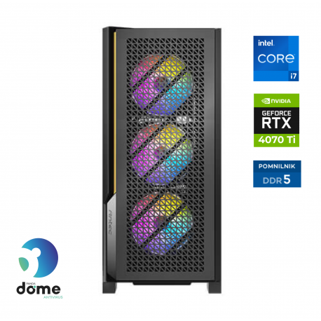 Računalnik ANNI Gamer Elite i7-12700KF / RTX 4070 Ti / 32 GB / 2 TB