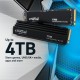 SSD disk 4TB M.2 NVMe Crucial T700, CT4000T700SSD3