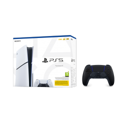 Igralna konzola PlayStation 5 Slim + dodaten DualSense kontroler (črn)