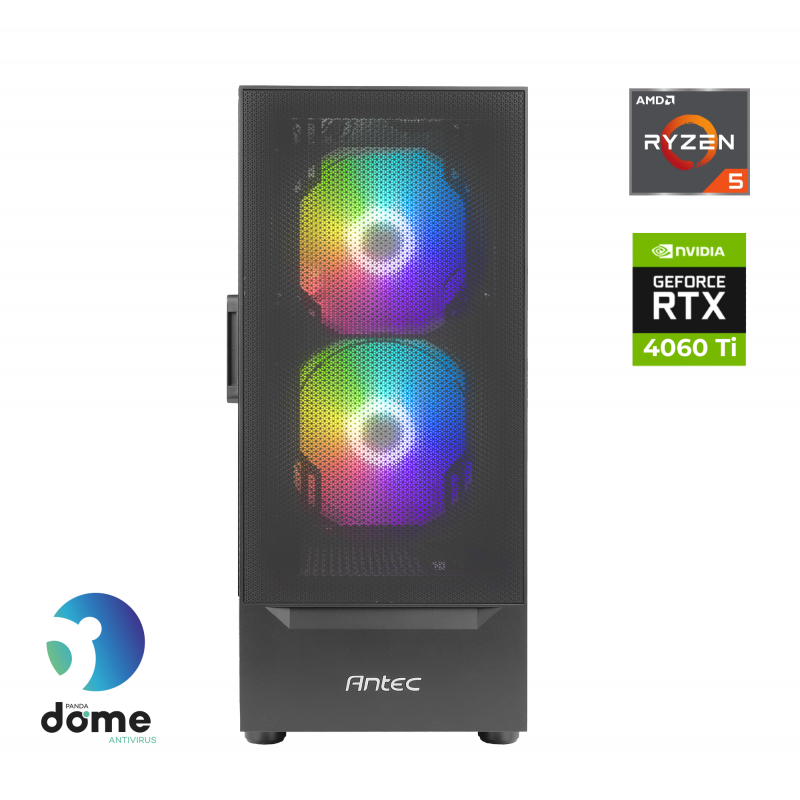 Gamer Extreme R5 7600X | RTX 4060 Ti | 32 GB DDR5 6000MHz | 1 TB SSD NVMe | Zračno hlajenje | Izvrsten gaming računalnik | Komponentko