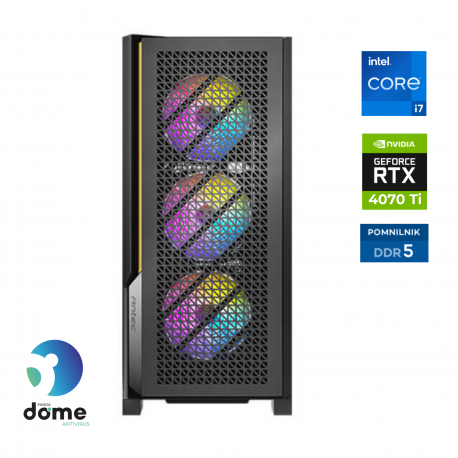 Računalnik ANNI Gamer Elite i7-12700F / RTX 4070 Ti / 32 GB / 1 TB
