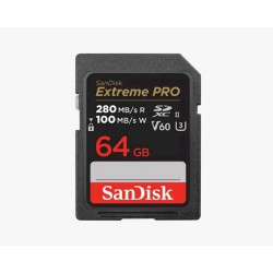 Pomnilniška kartica SDXC SANDISK 64GB EXTREME PRO, UHS-II, V60, U3, C10