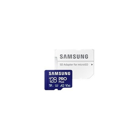 Pomnilniška kartica SAMSUNG PRO Plus microSD 128GB, UHS-I, U3