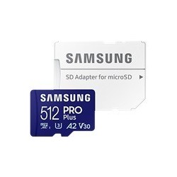Pomnilniška kartica SAMSUNG PRO Plus microSD 512GB, UHS-I, U3