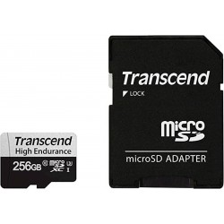 Pomnilniška kartica SDXC TRANSCEND 256GB, C10, U3, adapter