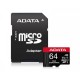 Pomnilniška kartica ADATA MicroSDHC 64GB, UHS-I, U3, V30S