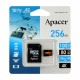 Pomnilniška kartica microSD XC 256GB APACER UHS-I U3 R100 V30 A2