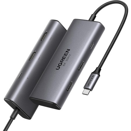 UGREEN 6v1 USB C Hub Dual HDMI 4K@60Hz, 100W PD