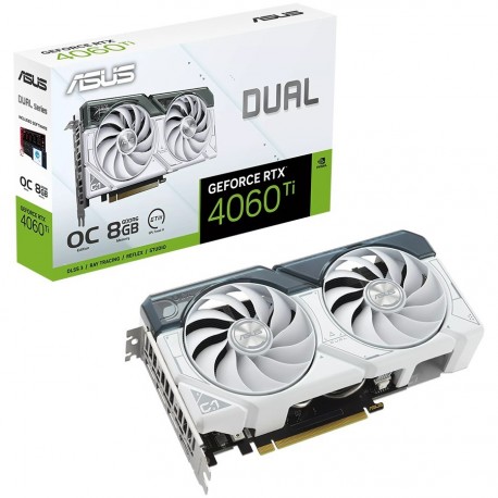 Grafična kartica ASUS NVidia Dual GeForce RTX 4060 Ti White OC Edition 8GB