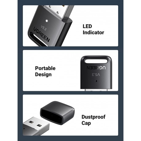 Adapter Ugreen USB Bluetooth V5.3