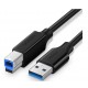 Kabel za tiskalnik/skener Ugreen USB 3.0 na USB-B, 2M