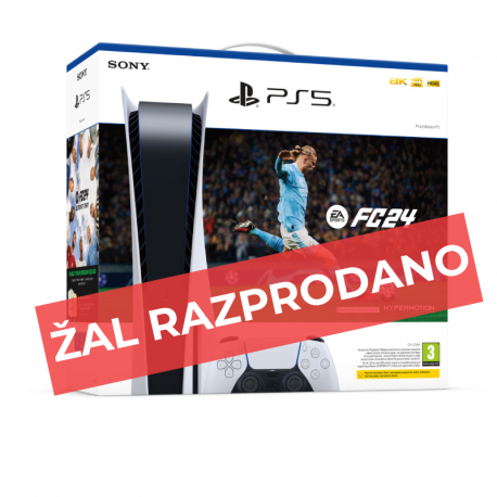 Igralna konzola PlayStation 5 + EA FC24