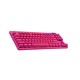 Tipkovnica USB Logitech G PRO X TKL Brown Tactile, roza