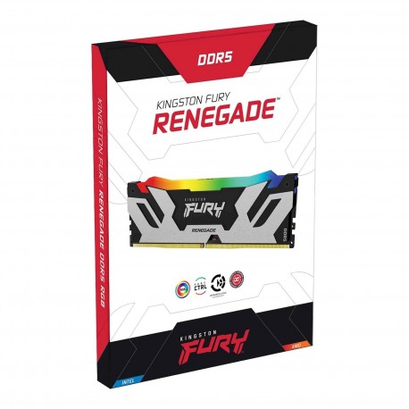 Pomnilnik DDR5 96GB (2x48GB) 6000MHz FURY Renegade RGB XMP, KF560C32RSAK2-96