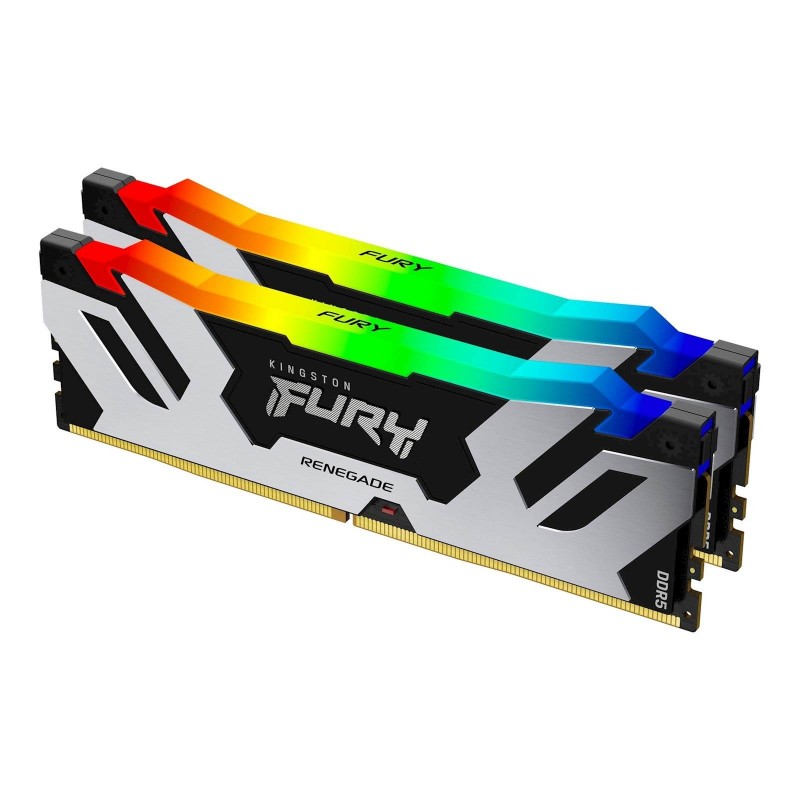 Kingston fury renegade rgb xmp 96gb | 6400mt/s | ddr5 | cl32 | dimm | ram polnilnik 1 Pomnilnik ddr5 96gb (2x48gb) 6400mhz fury renegade rgb xmp, kf564c32rsak2-96 komponentko