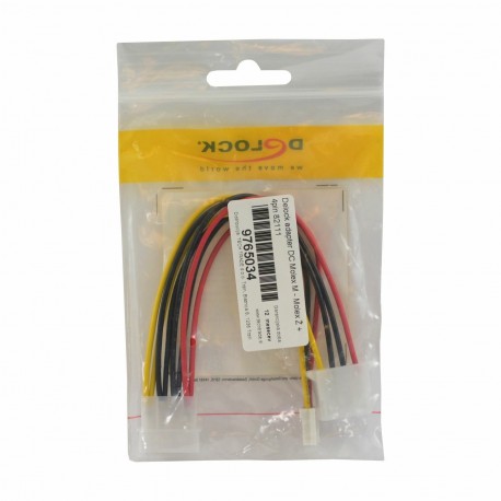Delock adapter DC Molex M - Molex Ž + 4pin 82111