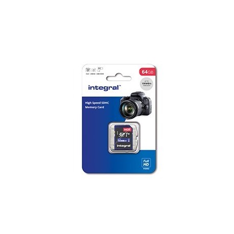 Integral 16GB High Speed SDHC/XC V10 100MB Class 10 UHS-I U1