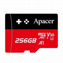 Pomnilniška kartica APACER microSDXC, 256GB, C30, AP256GMCSX10U7-RAGC