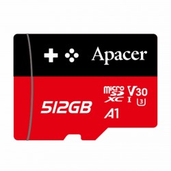 Pomnilniška kartica APACER microSDXC, 512GB, C30, AP512GMCSX10U7-RAGC