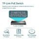 Stikalo TP-LINK 10-port Gigabit z 8-Port PoE+ port TL-SG1210MPE