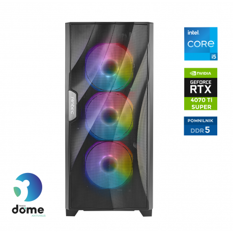 Računalnik ANNI Gamer Extreme i5-14400F / RTX 4070 Ti Super / 32 GB / 2 TB