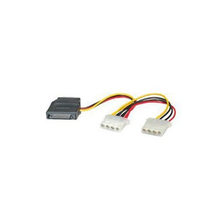Adapter napajalni za trdi disk SATA->2x molex M/Ž