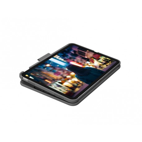 Ovitek s tipkovnico Logitech SLIM FOLIO za iPad (10. gen), siv, SLO g.