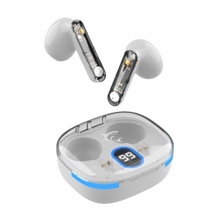 Slušalke White Shark Hyperbeat GEB-TWS37, bele